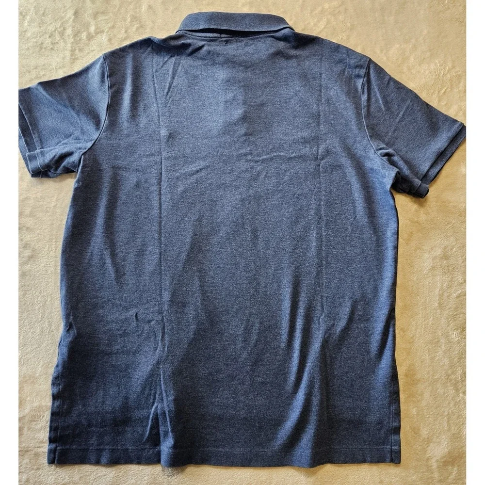 Polo Ralph Lauren Mens L Pima Cotton Soft Touch Polo Blue Classic Fit Logo Shirt